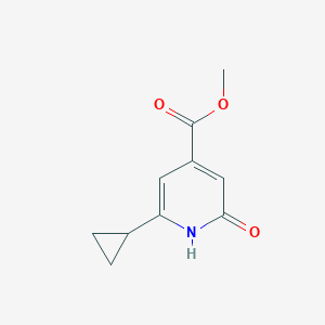 Methyl 6-cyclopropyl-2-oxo-1,2-dihydropyridine-4-carboxylate