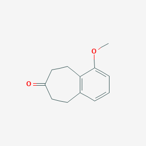 molecular formula C12H14O2 B13088583 1-Methoxy-8,9-dihydro-5H-benzo[7]annulen-7(6H)-one 