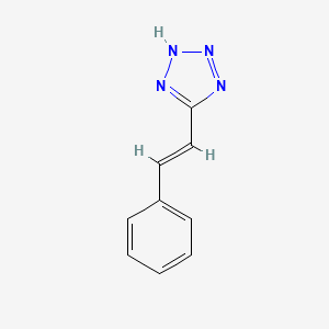 molecular formula C9H8N4 B1308863 5-苯乙烯基-1H-四唑 CAS No. 220429-71-0