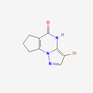 10-Bromo-1,8,12-triazatricyclo[7.3.0.0,2,6]dodeca-2(6),9,11-trien-7-one