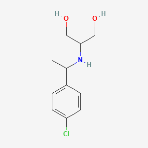 2-{[1-(4-Chlorophenyl)ethyl]amino}propane-1,3-diol