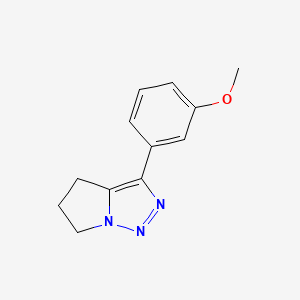 3-(3-Methoxyphenyl)-5,6-dihydro-4H-pyrrolo[1,2-C][1,2,3]triazole