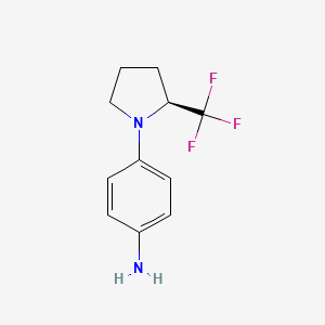 (S)-4-[2-(Trifluoromethyl)pyrrolidin-1-yl]aniline