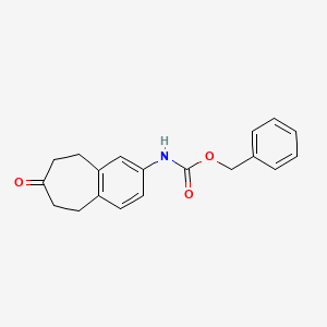 molecular formula C19H19NO3 B13088713 Benzyl (7-oxo-6,7,8,9-tetrahydro-5H-benzo[7]annulen-2-yl)carbamate CAS No. 740842-52-8