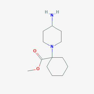 Methyl 1-(4-aminopiperidin-1-YL)cyclohexanecarboxylate