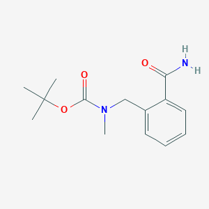 tert-Butyl 2-carbamoylbenzyl(methyl)carbamate