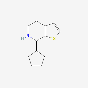 7-Cyclopentyl-4H,5H,6H,7H-thieno[2,3-C]pyridine