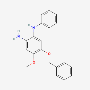 5-(Benzyloxy)-4-methoxy-N1-phenylbenzene-1,2-diamine