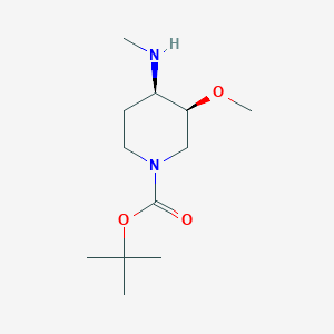 tert-butyl (3S,4R)-3-methoxy-4-(methylamino)piperidine-1-carboxylate