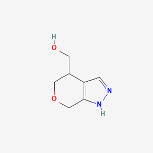 (1,4,5,7-Tetrahydropyrano[3,4-c]pyrazol-4-yl)methanol