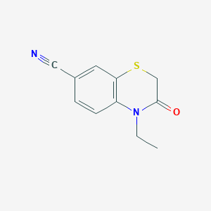 4-Ethyl-3-oxo-3,4-dihydro-2H-benzo[B][1,4]thiazine-7-carbonitrile