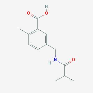 5-(Isobutyramidomethyl)-2-methylbenzoic acid