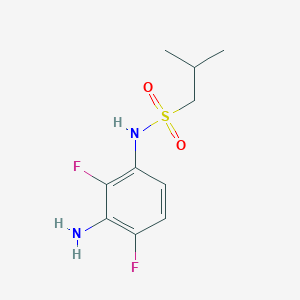 N-(3-Amino-2,4-difluorophenyl)-2-methylpropane-1-sulfonamide