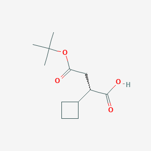 (S)-4-(tert-Butoxy)-2-cyclobutyl-4-oxobutanoic acid