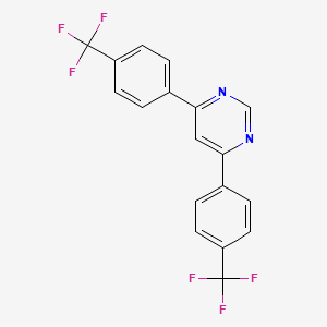 4,6-Bis(4-(trifluoromethyl)phenyl)pyrimidine