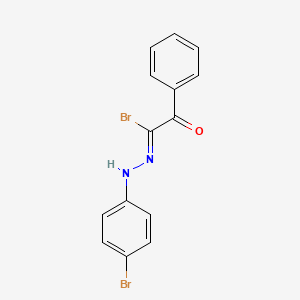 2-Bromo-2-[2-(4-bromophenyl)hydrazono]-1-phenylethanone