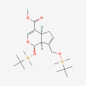 (1S,4AS,7aS)-methyl 1-((tert-butyldimethylsilyl)oxy)-7-(((tert-butyldimethylsilyl)oxy)methyl)-1,4a,5,7a-tetrahydrocyclopenta[c]pyran-4-carboxylate