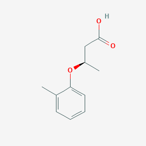 molecular formula C11H14O3 B13089098 (R)-3-(O-Tolyloxy)butanoic acid 