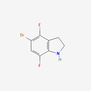 5-Bromo-4,7-difluoro-2,3-dihydro-1H-indole