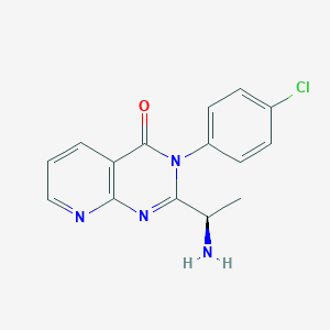 (R)-2-(1-Aminoethyl)-3-(4-chlorophenyl)pyrido[2,3-d]pyrimidin-4(3H)-one