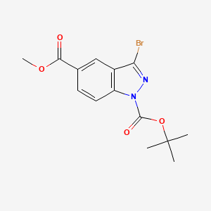 1-tert-Butyl 5-methyl 3-bromo-1H-indazole-1,5-dicarboxylate