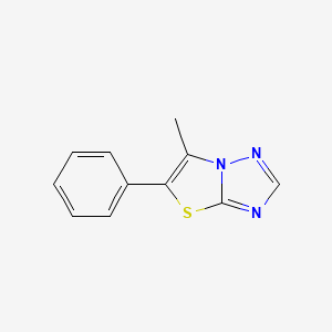 6-Methyl-5-phenylthiazolo[3,2-B][1,2,4]triazole