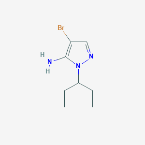 4-bromo-1-(pentan-3-yl)-1H-pyrazol-5-amine