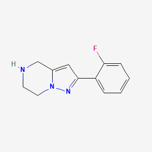 2-(2-Fluorophenyl)-4,5,6,7-tetrahydropyrazolo[1,5-A]pyrazine