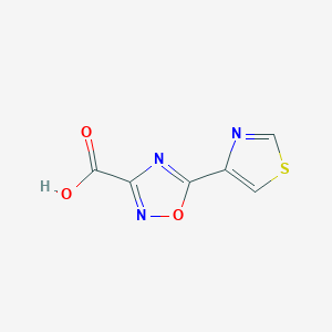 5-(Thiazol-4-yl)-1,2,4-oxadiazole-3-carboxylic acid