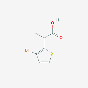 2-(3-Bromothiophen-2-yl)propanoic acid