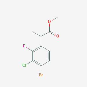 Methyl 2-(4-bromo-3-chloro-2-fluorophenyl)propanoate