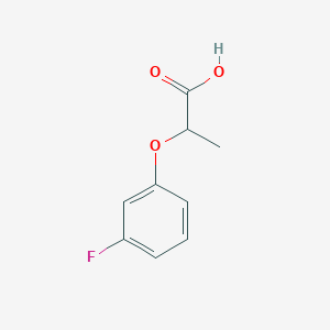 molecular formula C9H9FO3 B1308929 2-(3-Fluoro-phenoxy)-propionic acid CAS No. 91054-27-2