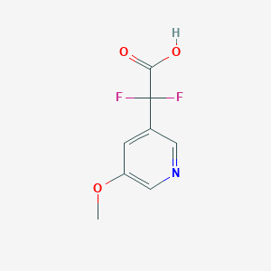 2,2-Difluoro-2-(5-methoxypyridin-3-yl)acetic acid