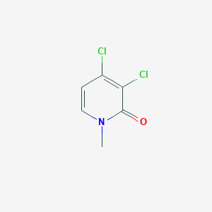 molecular formula C6H5Cl2NO B13089329 3,4-Dichloro-1-methylpyridin-2(1H)-one CAS No. 1956324-42-7