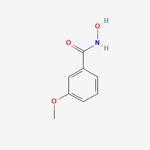 molecular formula C8H9NO3 B13089338 m-Methoxybenzohydroxamic acid 