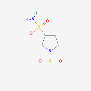 1-Methanesulfonylpyrrolidine-3-sulfonamide