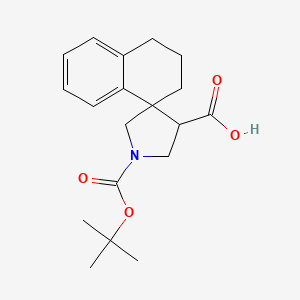 1'-(Tert-butoxycarbonyl)-3,4-dihydro-2H-spiro[naphthalene-1,3'-pyrrolidine]-4'-carboxylic acid