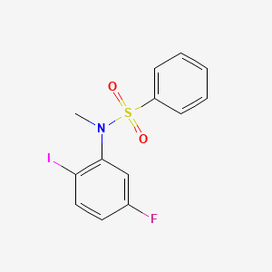 N-(5-Fluoro-2-iodophenyl)-N-methylbenzenesulfonamide