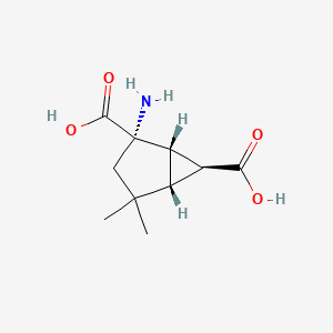 (1S,2S,5R,6S)-2-Amino-4,4-dimethylbicyclo[3.1.0]hexane-2,6-dicarboxylic acid