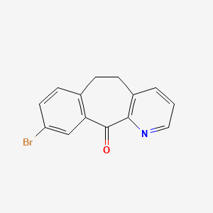 molecular formula C14H10BrNO B13089399 9-Bromo-5H-benzo[5,6]cyclohepta[1,2-b]pyridin-11(6H)-one 