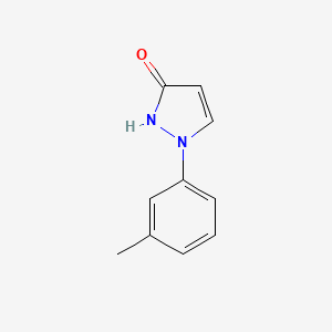 1-(3-Methylphenyl)-2,3-dihydro-1H-pyrazol-3-one