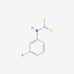 N-(3-Fluorophenyl)ethanethioamide