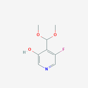 4-(Dimethoxymethyl)-5-fluoropyridin-3-ol