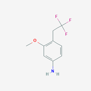 3-Methoxy-4-(2,2,2-trifluoroethyl)aniline