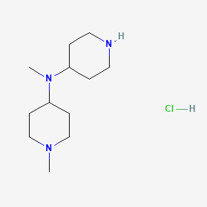 N,1-Dimethyl-N-(piperidin-4-yl)piperidin-4-amine hydrochloride