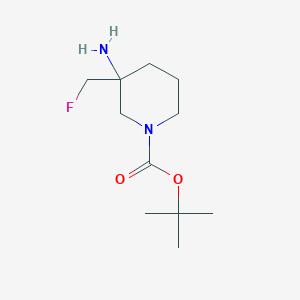 tert-Butyl 3-amino-3-(fluoromethyl)piperidine-1-carboxylate