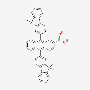 (9,10-Bis(9,9-dimethyl-9H-fluoren-2-yl)anthracen-2-yl)boronic acid