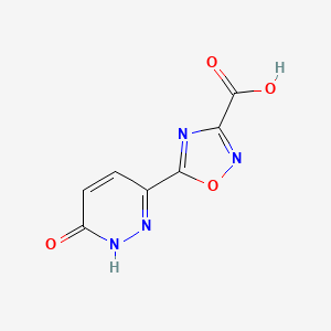 5-(6-Oxo-1,6-dihydropyridazin-3-yl)-1,2,4-oxadiazole-3-carboxylic acid