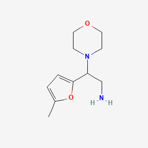 molecular formula C11H18N2O2 B1308965 2-(5-Methyl-2-furyl)-2-morpholin-4-ylethanamine CAS No. 875160-04-6