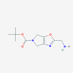 tert-Butyl 2-(aminomethyl)-4H-pyrrolo[3,4-d]oxazole-5(6H)-carboxylate